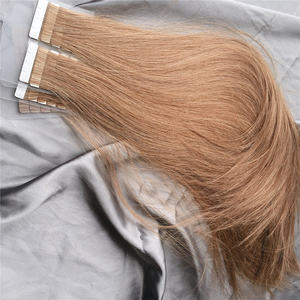 Ruikang Cabello Ruso Remy Virgen Humano Adhesivo en Tiras Marrón - Product Image 4