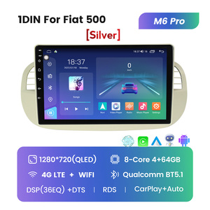Mekede Video Xe Hơi M6 Cho <span class=keywords><strong>Fiat</strong></span> <span class=keywords><strong>500</strong></span> 1din Android Sub Hệ Thống Hiển Thị Âm Thanh Xe Hơi Bộ Xử Lý 7862S Radio DSP Âm Thanh Nổi - Product Image 3