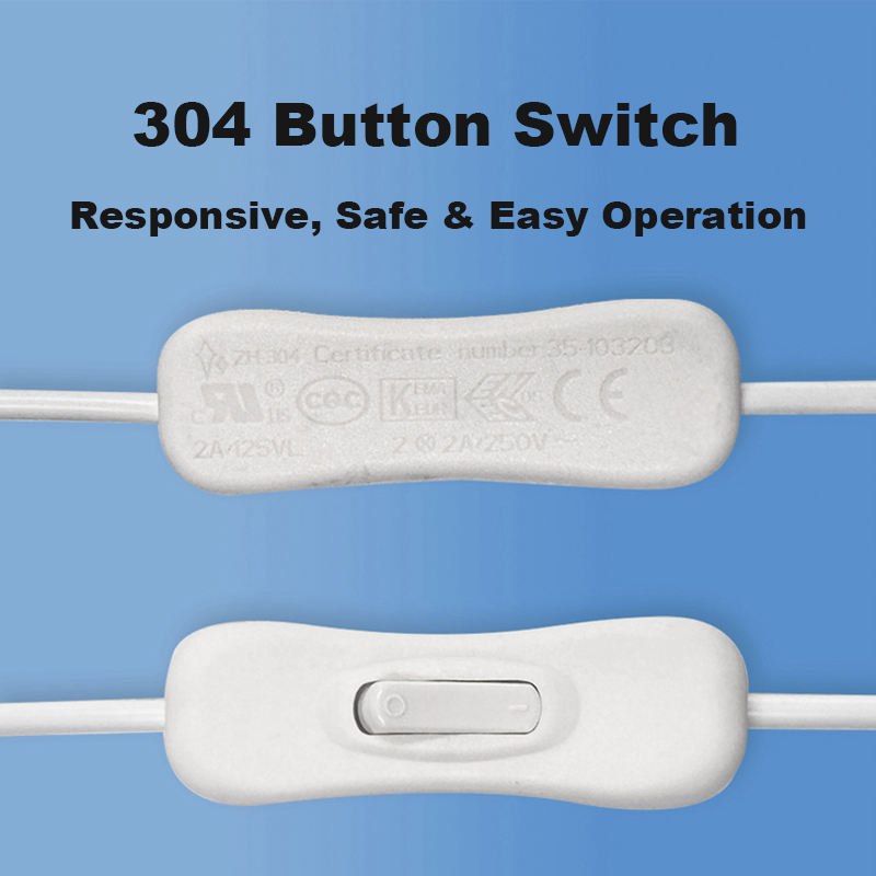 1.5M 5V 304 USB Fans Led Strips Neon Sign Light Open Wire Electronic Power Supply Connector Cable with on off Switch Cable Cord