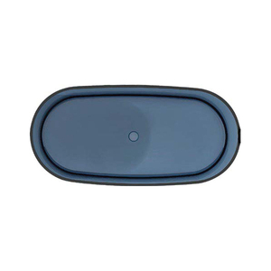 Baignoire <span class=keywords><strong>spa</strong></span> en résine transparente bleu ciel moderne avec égouttoir 4 couleurs 2 tailles baignoires autoportantes pour hôtels - Product Image 2