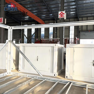 Maisons d'extérieur pour grands animaux de compagnie de taille moyenne pour chiens Conteneur plat pour maison pour animaux de compagnie Panneau sandwich en acier - Product Image 5