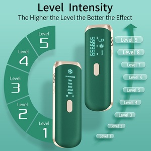 Professionale portatile permanente indolore <span class=keywords><strong>casa</strong></span> 999999 lampeggia 9 ingranaggio Ipl Laser di epilazione <span class=keywords><strong>con</strong></span> ghiaccio di raffreddamento per la pelle Acne Bikini - Product Image 6