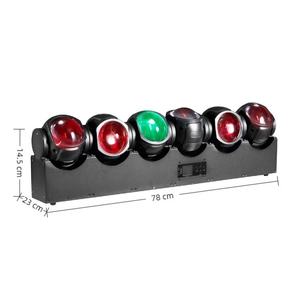 <span class=keywords><strong>TORNADO</strong></span> Pixel Control 6X60W Rgbw Wash + Strobe + Beam Dmx Led Beam Moving Head Lights para Dj Disco Swing Focusing Beam Auxiliar - Product Image 3