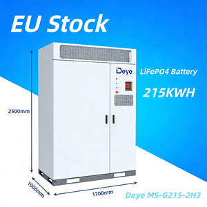 Solución Deye C&I ESS, Sistema de Almacenamiento de Energía Comercial e Industrial para Exteriores, 215kw MS-G215-2H3, Conectado a la Red, Stock en la UE - Product Image 1