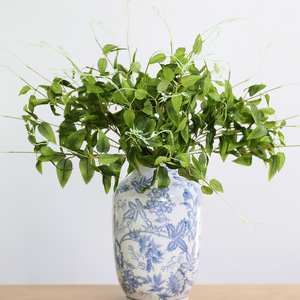 Guirlande de chèvrefeuille artificielle verte <span class=keywords><strong>en</strong></span> soie à 5 branches de haute qualité pour la décoration d'événements - Product Image 4