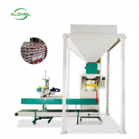 Machine d'ensachage et de pesage automatique pour engrais à base de compost de champignons, 10 kg, 20 kg, 20 kg, 50 kg