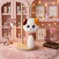 Cadeau de Nouvel An pour filles et garçons, certifié CE, chat en peluche de 20 cm activé par le son, chat de confort pour la démence, apprentissage des langues