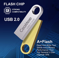 Clé USB 2.0 Ceamere C3 en métal, nouvelle, haute vitesse, 2 Go à 128 Go