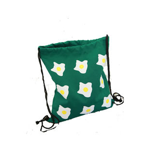 Bolsa de polvo con cordón de lona de algodón reciclado impermeable con logotipo personalizado impreso - Product Image 1