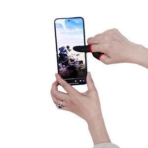 Manga de dedo de fibra de nailon para juegos móviles, pantalla táctil profesional, transpirable, a prueba de sudor - Product Image 1