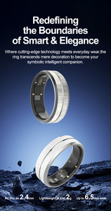 V11 Smart <b>Ring</b> Health Monitor Heart Rate Sleep BP HRV <b>Stress</b> Women Health <b>Ring</b> - Product Image 6
