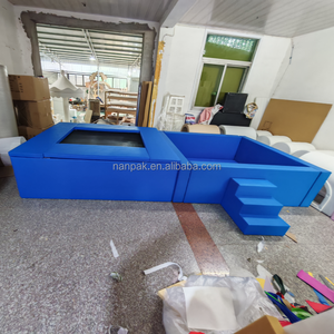 อุปกรณ์สนามเด็กเล่นในร่ม/กลางแจ้งแบบกำหนดเองได้  ชุดกระโดดเล่นนุ่มนวลพร้อมบ่อบอล สำหรับงานปาร์ตี้ ห้างสรรพสินค้า และร้านกาแฟ - Product Image 5