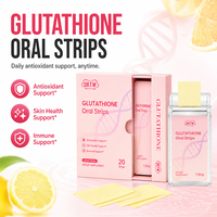 Bandes buccales de glutathion saveur citron pour la santé de la peau, antioxydant, supplément nutritionnel pour le bien-être quotidien des adultes – En stock