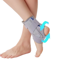 Attelle de compression respirante pour le soutien sportif, idéale pour le volleyball/le basketball, et pour le soin des pieds tombants et des chevilles bandées