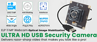 Módulo de Cámara de Seguridad USB de 11MP con Antivibración, Autoenfoque, 4K 30FPS OIS, Mini Cámara Web para Aplicaciones Mecánicas, Captura de Alta Velocidad