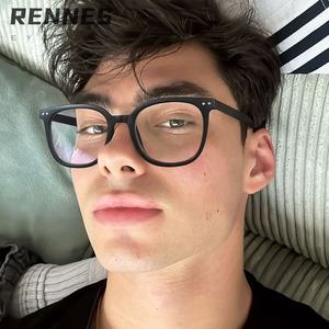 Lunettes rectangulaires décontractées unisexes anti-lumière bleue de haute qualité Offre Spéciale cadre PC pour étudiants et patients atteints de myopie - Product Image 1