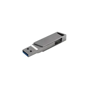 UDF912SC Flash Drive USB Logam, Flash Drive OTG 128Gb