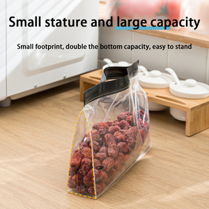 Bolsa de almacenamiento congelado para cocina, bolsa con cierre de grado alimenticio EVA, bolsa transparente sellable para verduras y alimentos, personalizable. - Product Image 3