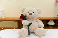 Nouveau style, ours en peluche rose multi-tailles pour la Saint-Valentin, jouet en peluche brun classique, ensembles de jouets en peluche pour la Saint-Valentin