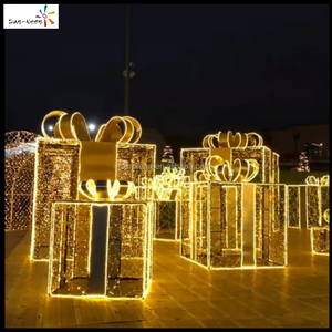 Christmas decoration <b>led</b> <b>lights</b> gift <b>boxes</b> motif holiday decorations outdoor - Product Image 2