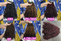Lots de Cheveux Humains Bouclés Pixie Bruts en Gros 15A Cuticule Alignée Cheveux Vierges Double Drawn de Qualité Supérieure pour Revendeurs