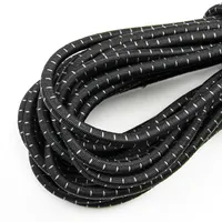 Cuerda Elástica trenzada personalizada para trampolín de salto, cordón elástico de látex de 8mm y 10mm