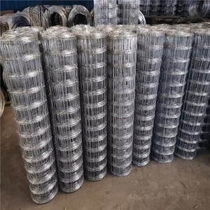 Malla de alambre de hierro galvanizado en caliente para cercas de pastizales, con nudos fijos, de alta resistencia, con orificios cuadrados, para ganado y ovejas - Product Image 4