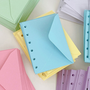 ซองใส่เอกสารแบบมีกาวในตัว ขนาด A7 สำหรับใส่สมุดโน้ต  ซองกระดาษสี  สติกเกอร์  บันทึก  จัดหมวดหมู่  สีปรับแต่งได้ - Product Image 2