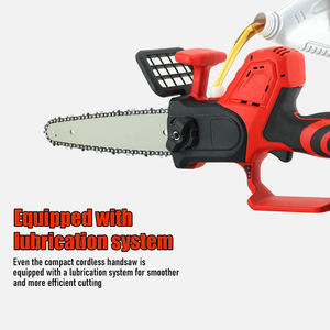 Rechargeable Mini Chainsaw 8 Inch <b>Cordless</b> Electric DIY Industrial Grade Brushless Motor 600W OEM - Product Image 2
