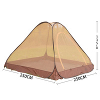 Tente de yoga et de méditation pliable OEM avec moustiquaire, grande tente de camping gonflable d'extérieur