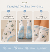Chaussettes de yoga personnalisées antidérapantes, confortables et respirantes pour femmes, chaussettes de Pilates personnalisées pour l'intérieur