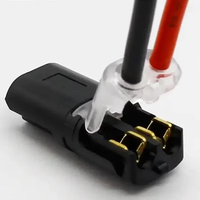 Connecteur rapide D2A à 2 broches sans dénudage, terminal d'épissure isolé
