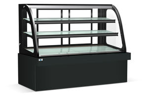 Vitrine réfrigérée pour gâteaux avec porte vitrée <span class=keywords><strong>et</strong></span> refroidissement par <span class=keywords><strong>air</strong></span> forcé pour les pâtisseries <span class=keywords><strong>et</strong></span> les supermarchés - Product Image 3