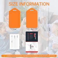 Etiquetas de Equipaje JIANJI Personalizadas en PVC, Modernas, Suaves y Duraderas, con Patrón Sólido, Impermeables y Portátiles para Maletas, Mochilas y Bolsos