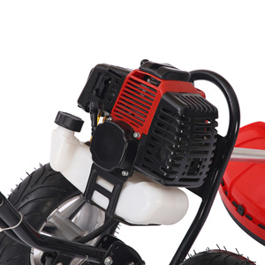 One-hand Frame Two-stroke Gasoline Engine Powered Multifunctional Customizable Model 1014-5 Weeding <b>Trolley</b> Lawn Mower - Product Image 4