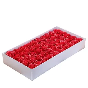 Savon de fleur artificielle Rose savon de bain de tête de rose fleurs pour mariage fête des mères saint-Valentin