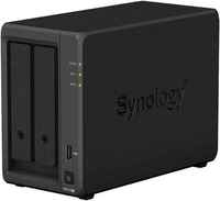 Server Penyimpanan NAS DS725+ 2-Bay AMD Ryzen R1600 Cocok untuk Rumah dan Kantor Kecil Baru dengan Garansi 3 Tahun Tersedia di Stok