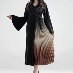 Purple Gold Dress - Purple Dress with Gold Belt - Elegant Maxi