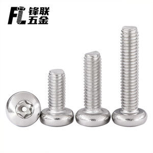 Tornillo Torx de Cabeza Redonda de Acero Inoxidable 304 Fenglian A2-70 GBT 2672-2017, Perno Autoblocante Antirrobo para la Industria de la Construcción - Product Image 2