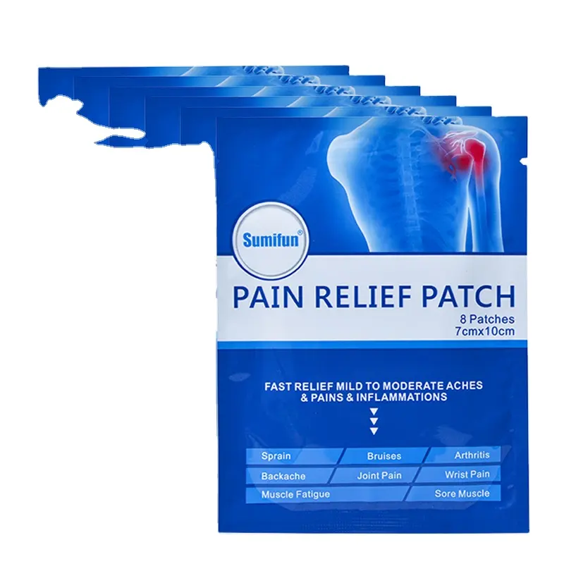 Sumifun 8 pezzi Patch per alleviare il dolore muscolo blu dolore al polso lesioni rilassamento dello Stress cerotto medico Killer per dolori articolari