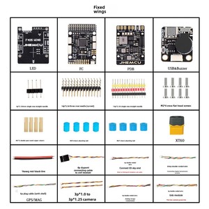 Controlador de Vuelo JHEMCU F405 Wing INAV con Barómetro, Giroscopio, OSD, Blackbox y BEC - Product Image 6