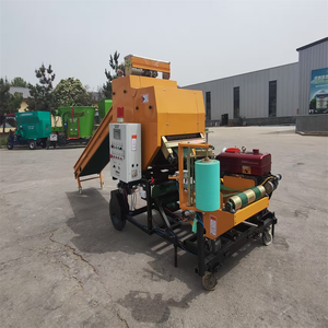 Automatic Round Bale Wrapping <b>Machine</b> for Food Grade Forage Grass Silage <b>Stretch</b> Film with Bearing & Pump - Product Image 2