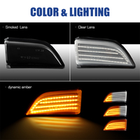 Feux de clignotants dynamiques à LED en gros, clignotants ambrés, marqueurs latéraux pour Volvo XC60 2008-2014, lampe de rétroviseur