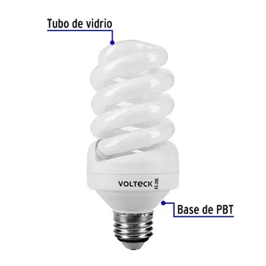 Master con 48 unità T4 20 W lampada a spirale a luce calda in blister, Volteck - Product Image 2