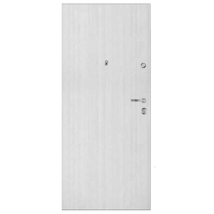 Herramienta de torneado de puerta blindada de efecto liso blanco para zurdos 850x2100H Categoría de producto - Product Image 1