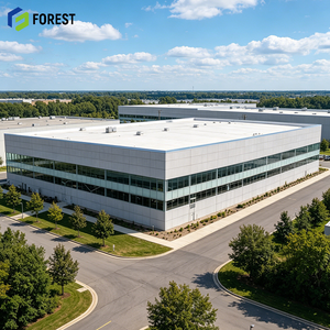 Fournisseur d'entrepôts : Structures galvanisées, usines préfabriquées rigides, logistique, stockage, machines minières en acier - Product Image 1