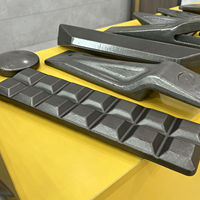 Harga Terjangkau Kekerasan Tinggi 350*80mm 450*30mm Blok Tahan Aus Bagian Bawah Tempa untuk Bucket Excavator PC200 PC300 PC400