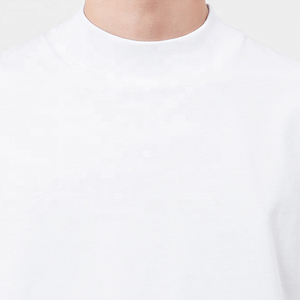 ผู้ผลิตเสื้อสตรีทแวร์คอเต่าระดับพรีเมียม เสื้อยืดเปล่าผ้าฝ้าย 100% แบบสั่งทำพิเศษ เสื้อยืดโอเวอร์ไซส์เนื้อหนา - Product Image 1