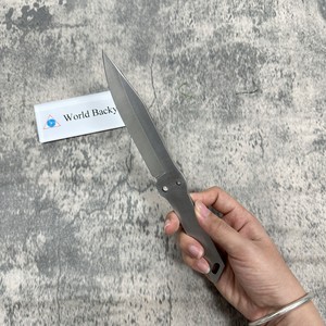 Lame per <span class=keywords><strong>coltelli</strong></span> da esterno in acciaio inossidabile SZ90R1, lavorazione CNC, molatura a smusso variabile, <span class=keywords><strong>disegni</strong></span> personalizzati ODM, produzione professionale di lame - Product Image 5