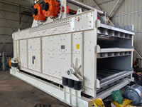 Cribadora granular vibratoria a medida con módulo de limpieza y separación, solución industrial completa para trabajos de minería con minerales depositados en agua.